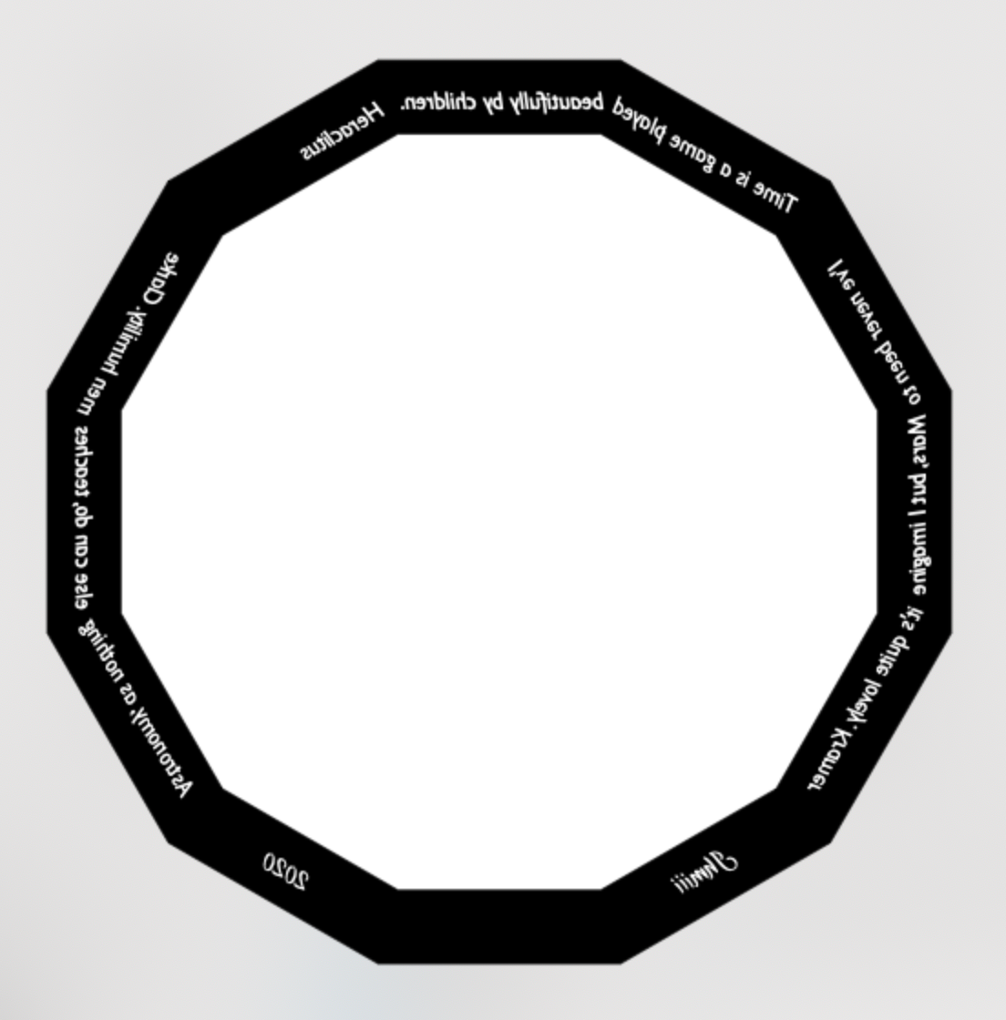 Bottom dodecagon etching plan